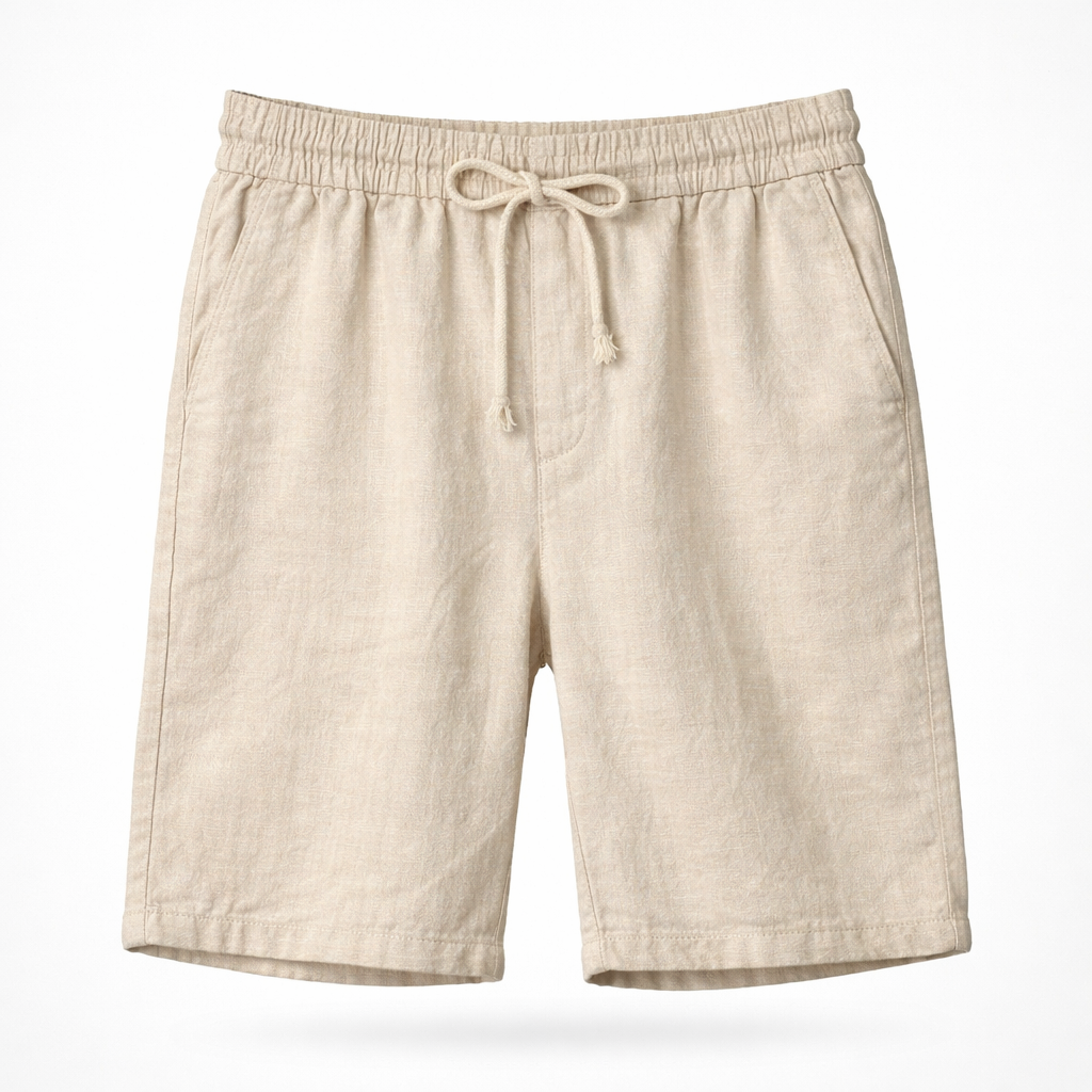 Angus | Relaxed Drawstring Summer Linen Shorts