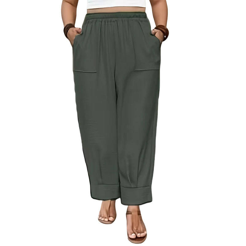 Chloe | Stylish High Waisted Wide Leg Linen Pants