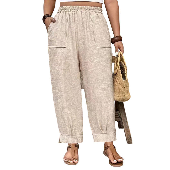Chloe | Stylish High Waisted Wide Leg Linen Pants