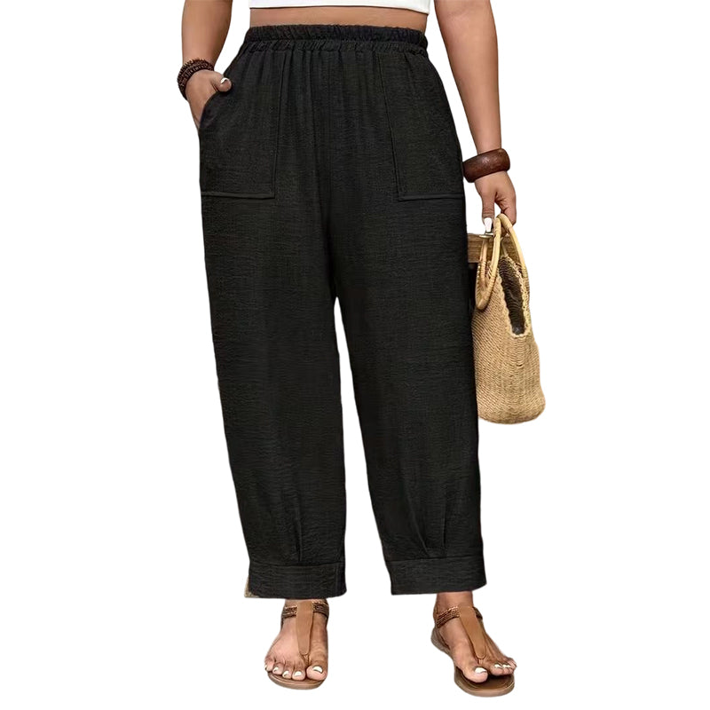Chloe | Stylish High Waisted Wide Leg Linen Pants