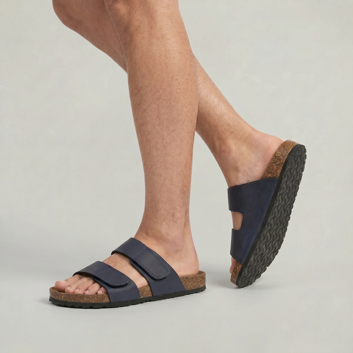 Cooper | Relaxed Adjustable Double Strap Mens Slides