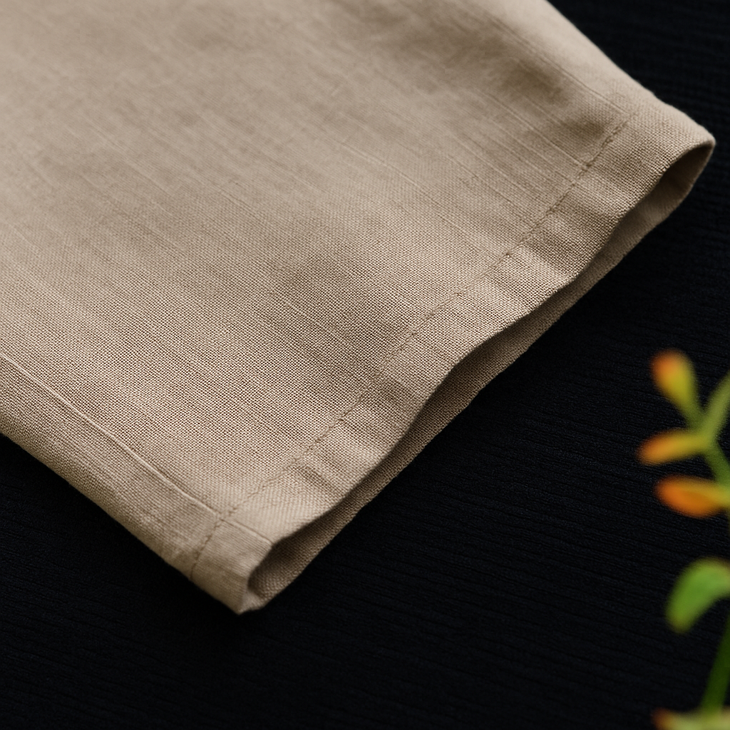 Daisy | Elegant Drawstring Ankle Length Linen Pants