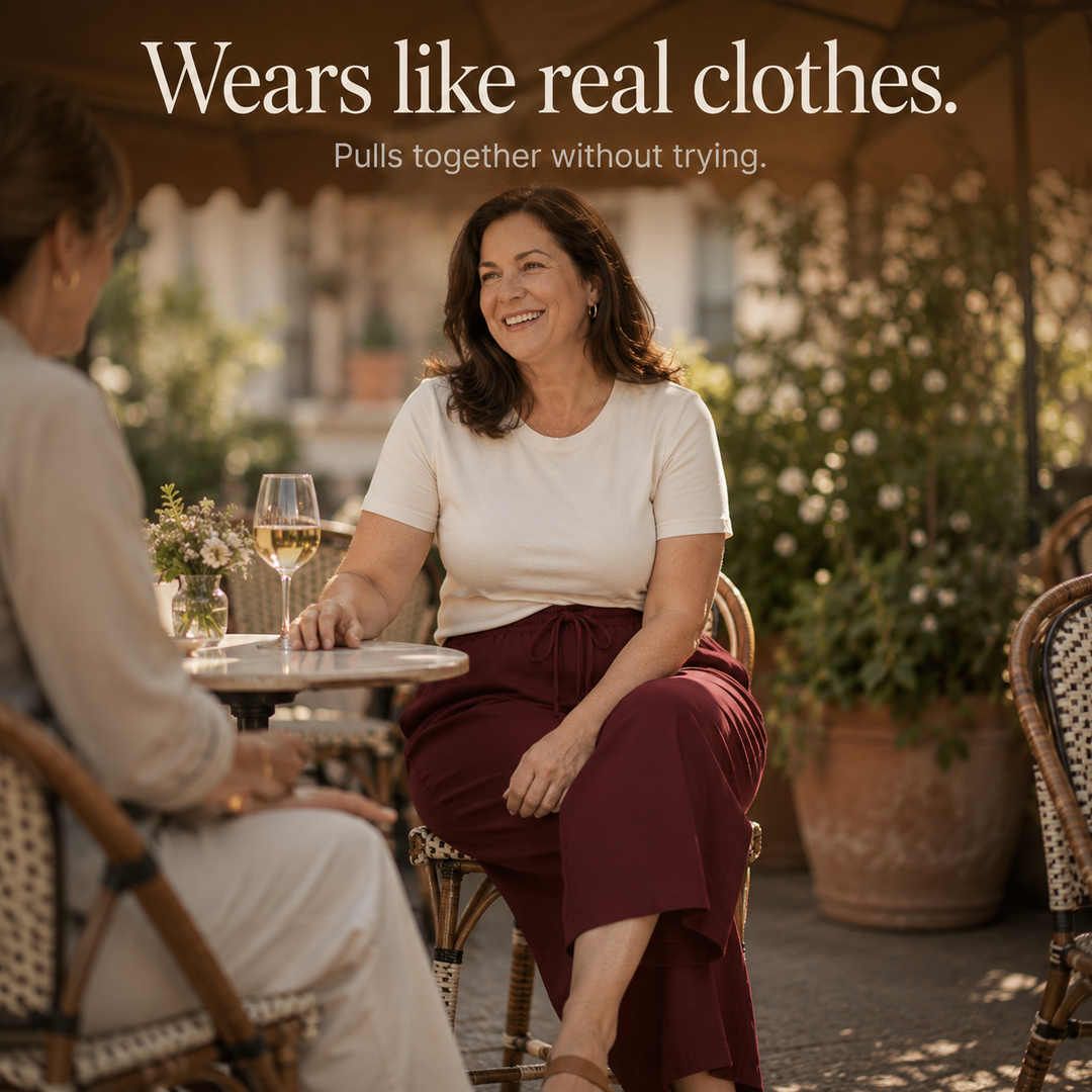 Elena | Cropped Wide Leg Drawstring Linen Pants