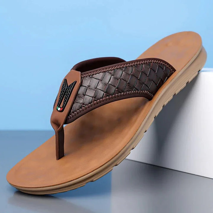 Finn | Woven Strap Slip-On Mens Slides