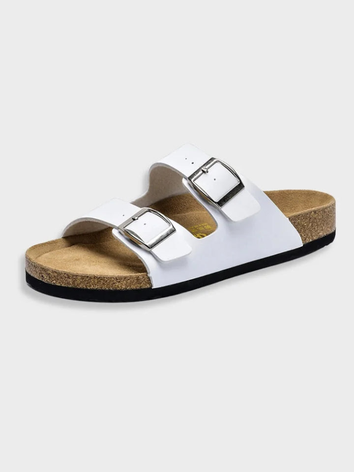 Isaiah | Timeless Double Buckle Mens Slides