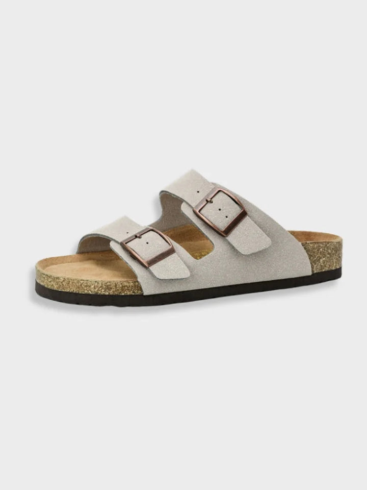 Isaiah | Timeless Double Buckle Mens Slides