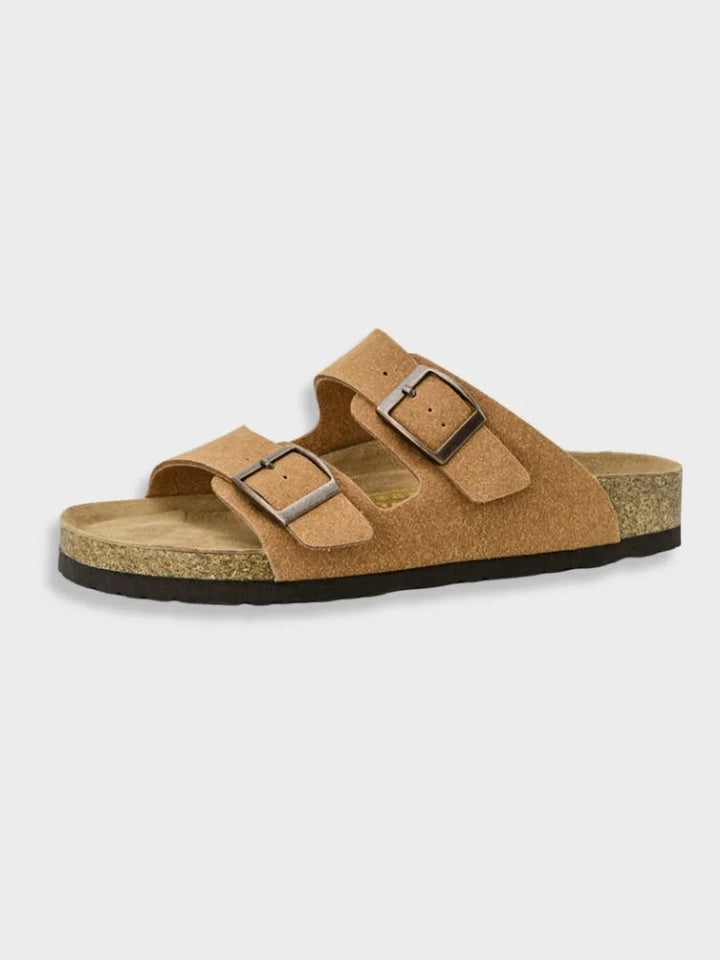 Isaiah | Timeless Double Buckle Mens Slides