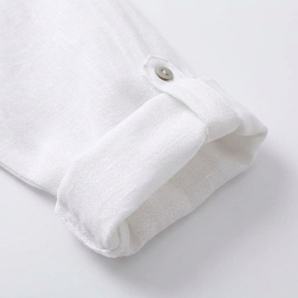 Ivy | Classic Relaxed Maxi Linen Dress with Pockets