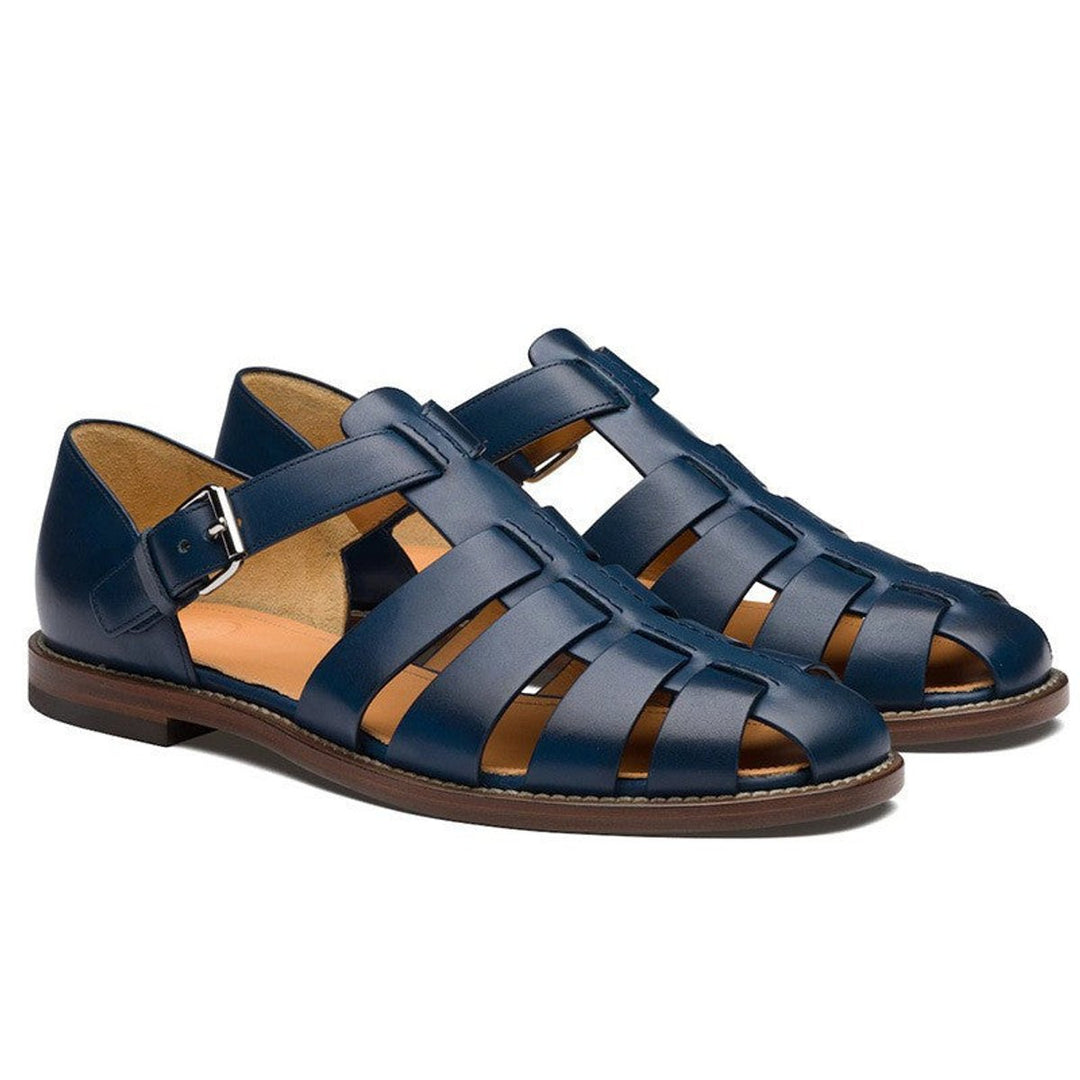 Lainey | Fisherman Flat Sandals with Adjustable Buckle