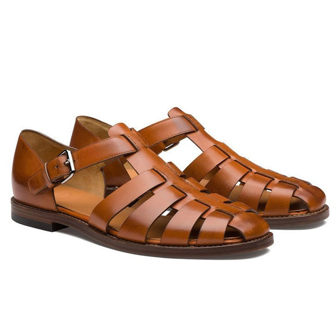 Lainey | Fisherman Flat Sandals with Adjustable Buckle