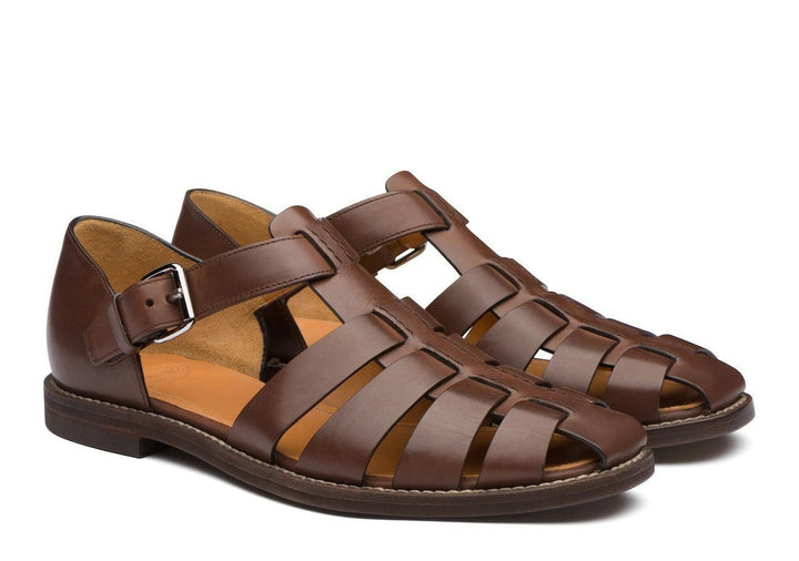 Lainey | Fisherman Flat Sandals with Adjustable Buckle