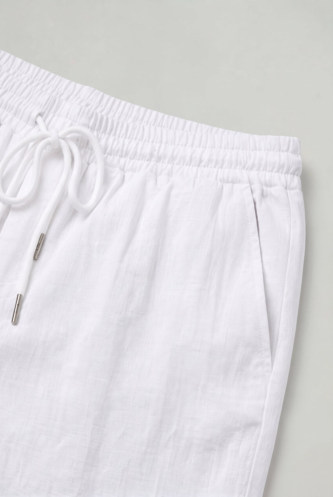 Levi | Refined Drawstring Cargo Linen Shorts
