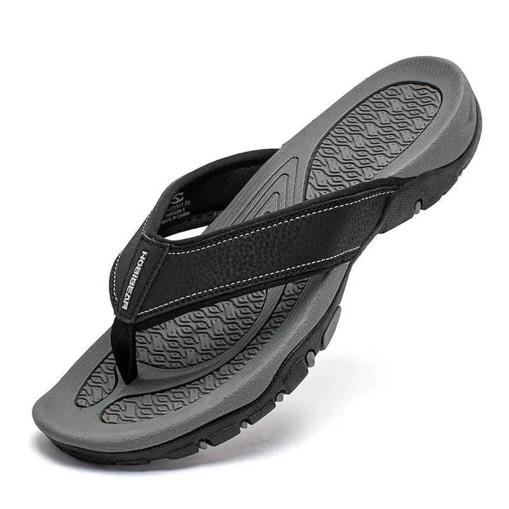 Lincoln | Perforated Mens Slides Thong Sandals