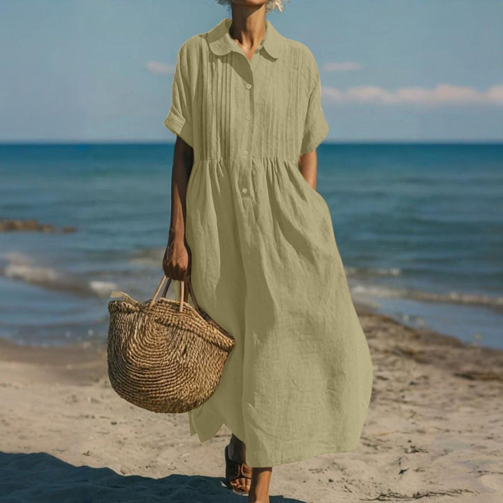 Matilda | Chic Pintuck Maxi Summer Dresses