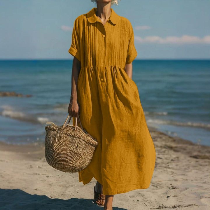 Matilda | Chic Pintuck Maxi Summer Dresses