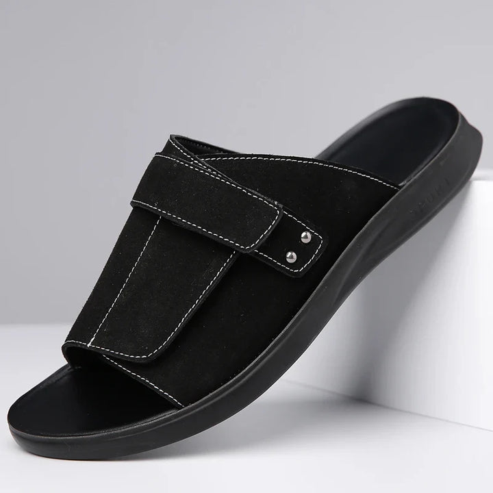 Max | Textured Open Toe Mens Slides