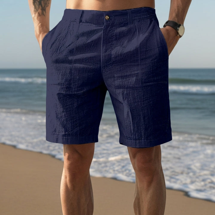 Remy | Relaxed Fit Summer Bermuda Linen Shorts