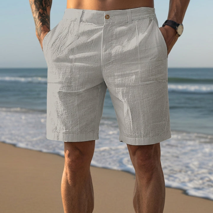 Remy | Relaxed Fit Summer Bermuda Linen Shorts