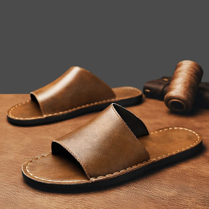 Samuel | Classic Single Strap Mens Slides