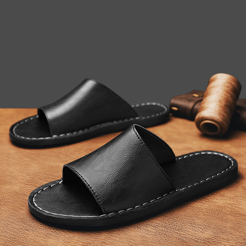 Samuel | Classic Single Strap Mens Slides