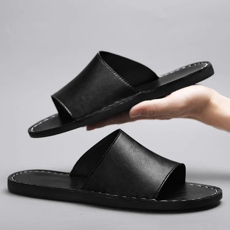 Samuel | Classic Single Strap Mens Slides
