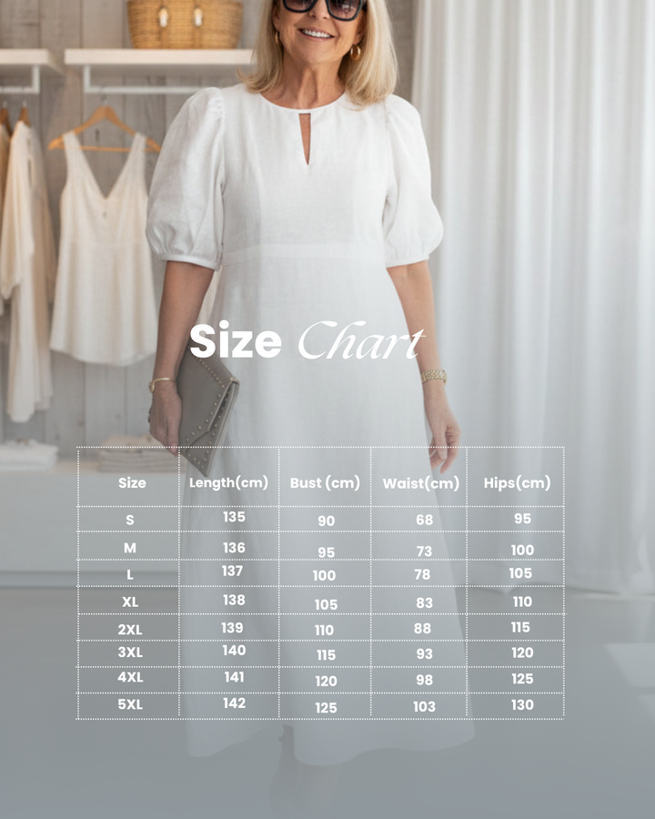 Sienna | Keyhole A-Line Midi Dress with Sleeves