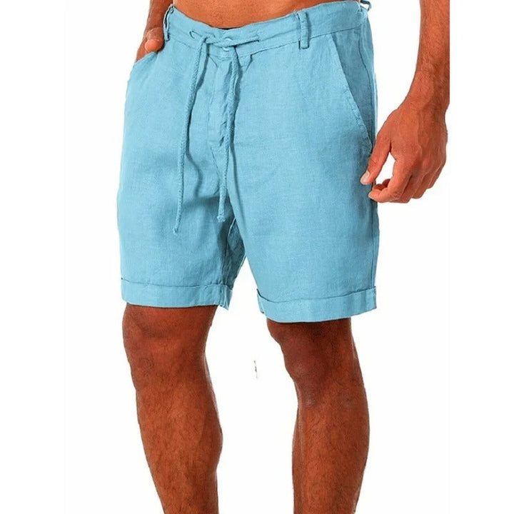 Theo | Effortless Summer Drawstring Linen Shorts