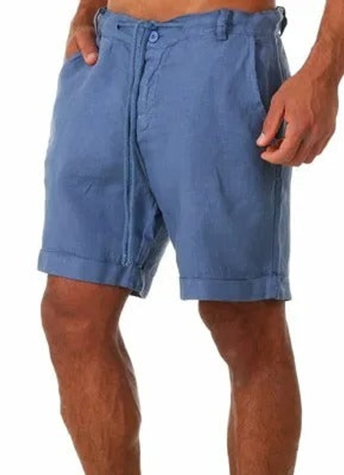 Theo | Effortless Summer Drawstring Linen Shorts