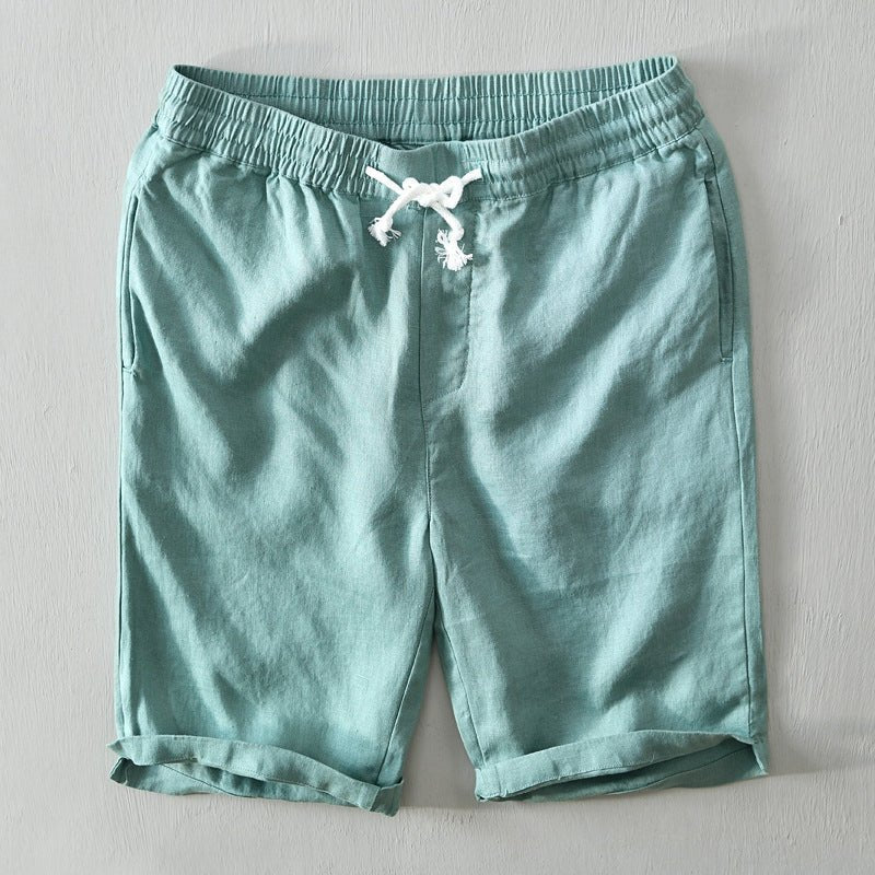 Thomas | Relaxed Fit Drawstring Linen Shorts