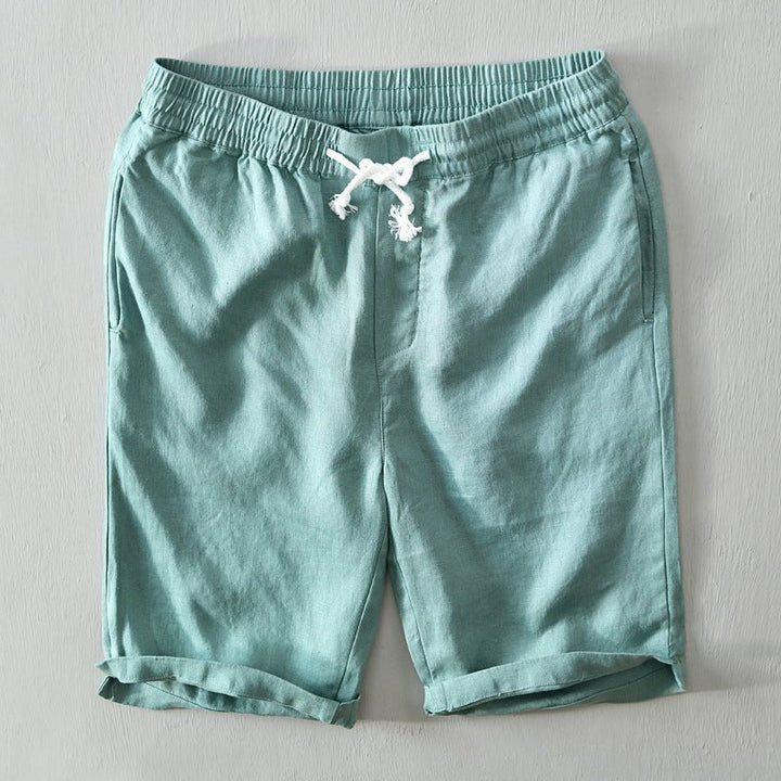 Thomas | Relaxed Fit Drawstring Linen Shorts