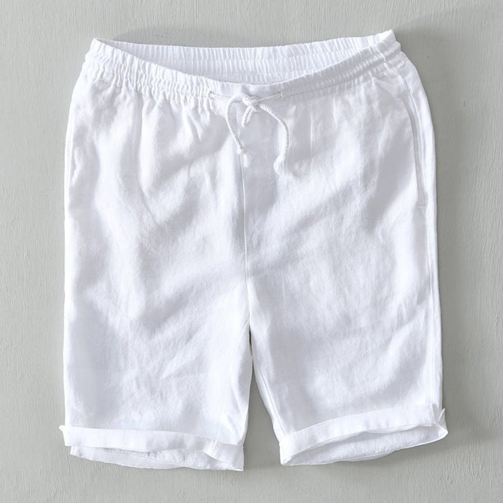 Thomas | Relaxed Fit Drawstring Linen Shorts