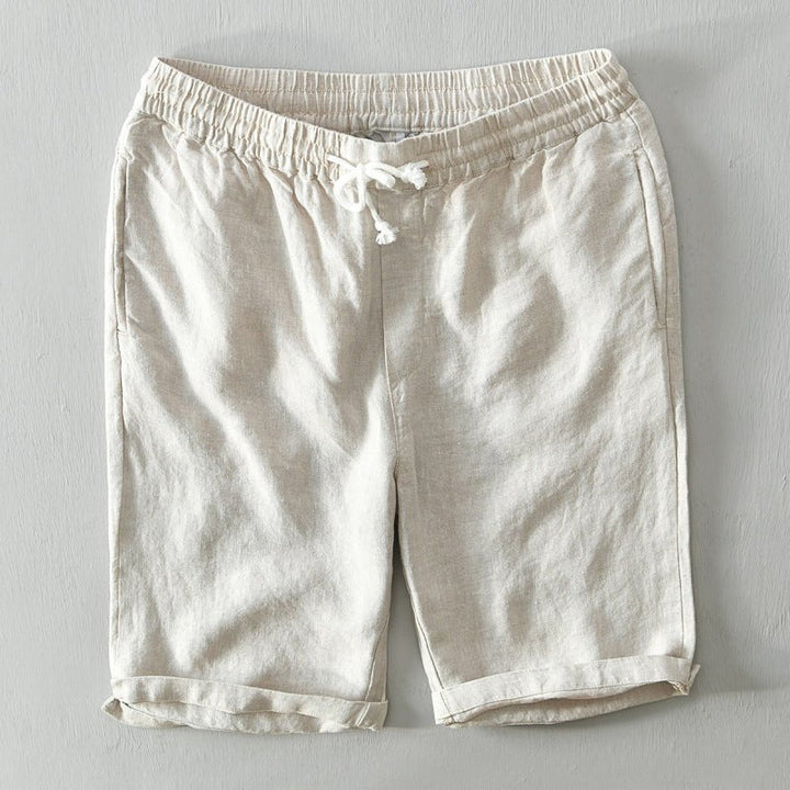 Thomas | Relaxed Fit Drawstring Linen Shorts