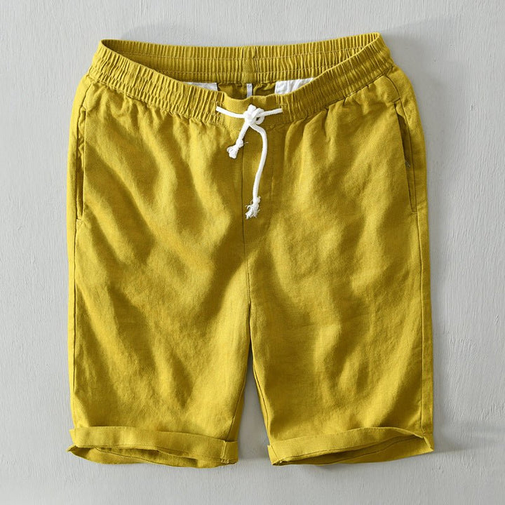 Thomas | Relaxed Fit Drawstring Linen Shorts
