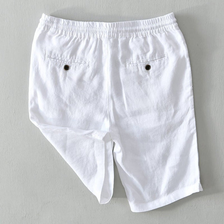 Thomas | Relaxed Fit Drawstring Linen Shorts