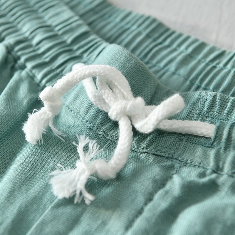 Thomas | Relaxed Fit Drawstring Linen Shorts